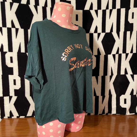 Victoria’s Secret PINK Christmas Shirt VS PINK NEW NWT - Picture 3 of 7